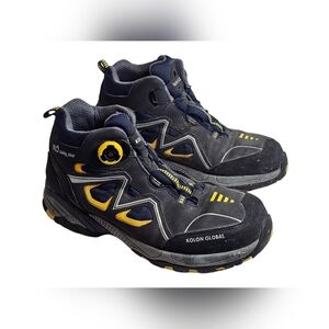 Kolon Global Safety Shoes Boots KG-60 Free Lock Dial BOA Fit System Men Sz 285mm